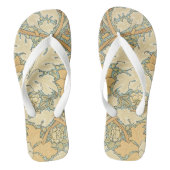 アカンサス州ウィリアム・モリスによる聖ジェームス葉ズ ビーチサンダル (フットベッド)