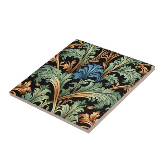 アカンサス葉 タイル (側面)