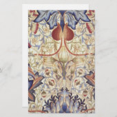 アカンサス（ウィリアム・モリス著） 便箋 (正面/裏面)