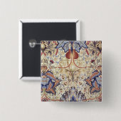 アカンサス（ウィリアム・モリス著） 缶バッジ (正面&裏面)