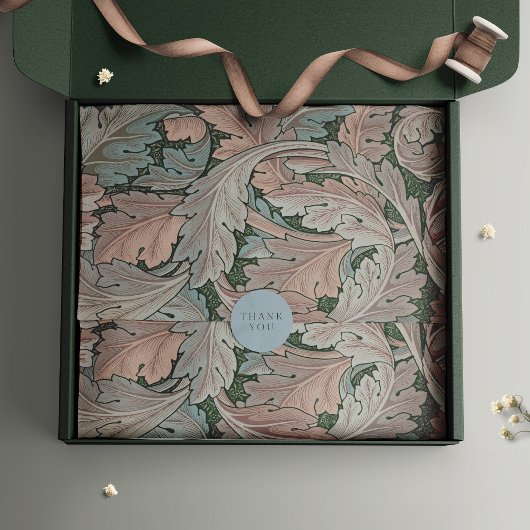 アカンサスWilliam Morrisアールヌーボーヴィンテージフローラ 薄葉紙