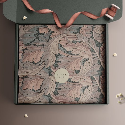 アカンサスWilliam Morrisアールヌーボーヴィンテージフローラ 薄葉紙