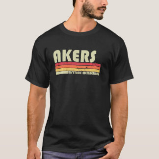 アカースおもしろい姓レトロヴィンテージ80s 90s誕生日 tシャツ