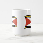 アカー族の旗マグカップ コーヒーマグカップ (中央)