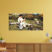 アカ食べ物を与えックス キャンバスプリント (インサイチュ (リビング))