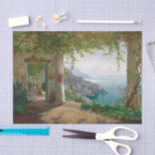 アガアルロッジアアマルフィ絵画イタリア 薄葉紙 (クラフト)
