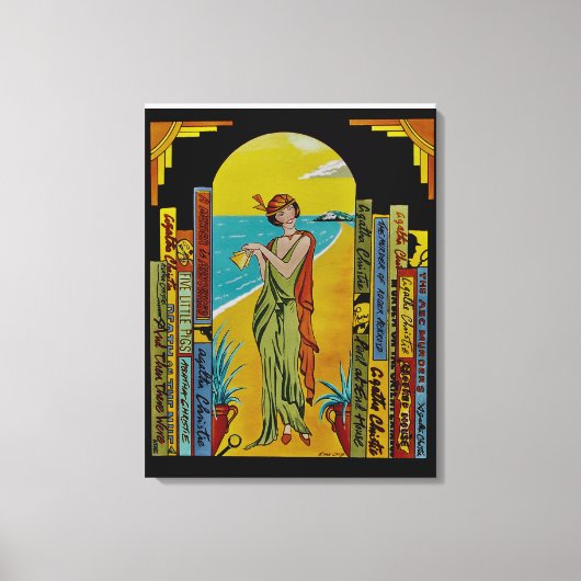 アガサクリスティライフキャンバユニークス キャンバスプリント (正面)