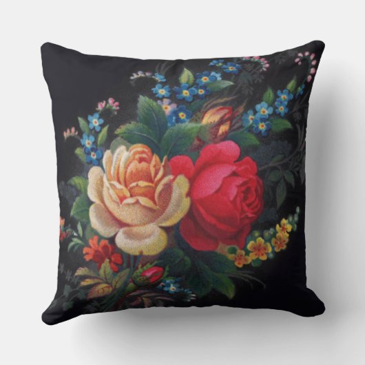 アガサブーケビクトリアン装飾用クッション クッション (裏面)