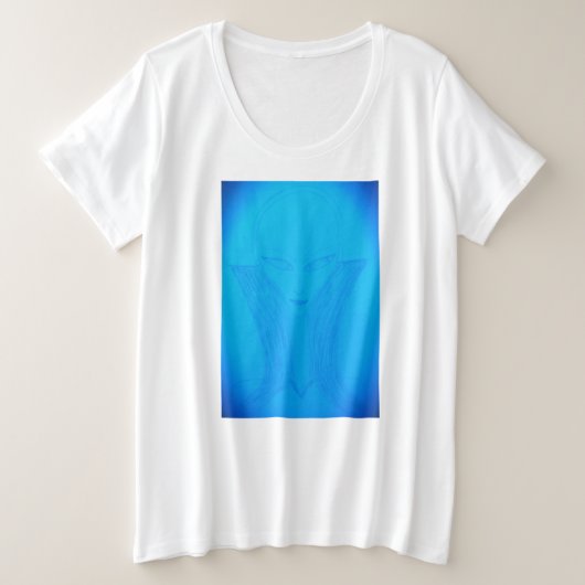 アガサ プラスサイズTシャツ (デザイン正面)