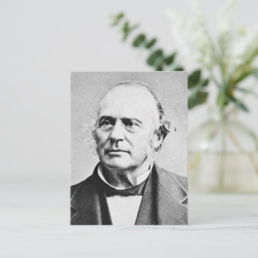 アガシズ～ルイアガシズ自然主義生物学者 ポストカード (スタンド正面)