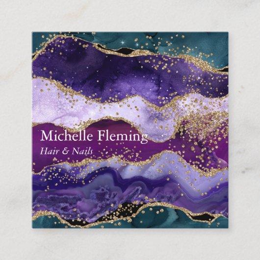 アガテスクエアビジネスカード スクエア名刺 (正面)