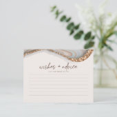 アガテストーンマーブルブライドへアドバイスカード ポストカード (スタンド正面)