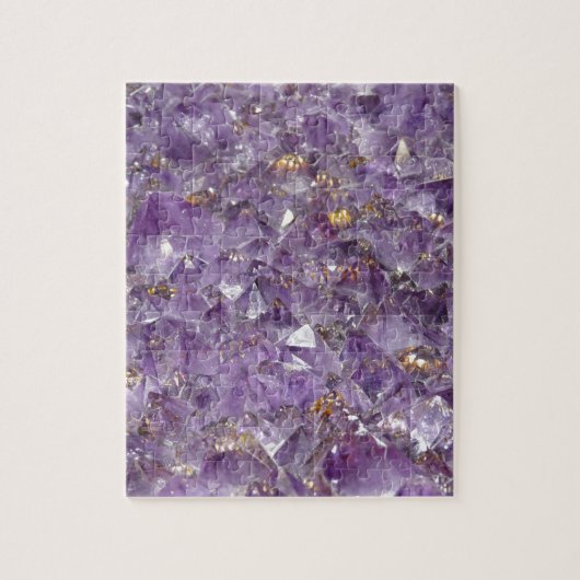 アガテパープル結晶 ジグソーパズル (縦)