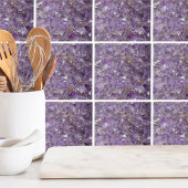 アガテパープル結晶 タイル