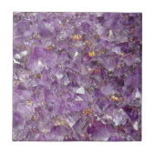 アガテパープル結晶 タイル (正面)