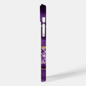 アガテパープル金ゴールド大理石名前をカスタムするiPhoneケース Case-Mate iPhoneケース (裏面 / 左)