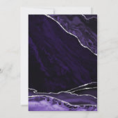 アガテパープル金ゴールド90誕生日 招待状 (裏面)