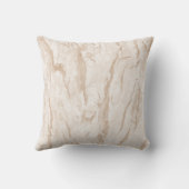 アガテブラウンクリームマーブル名前をカスタムする文字 クッション (裏面)