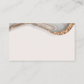 アガテマーブルストーンレシピリクエストカード 名刺 (裏面)