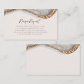 アガテマーブルストーンレシピリクエストカード 名刺 (正面/裏面)