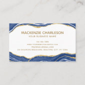 アガテマーブルブルー 名刺 (裏面)