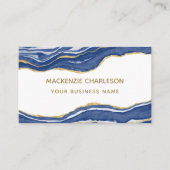 アガテマーブルブルー 名刺 (正面)