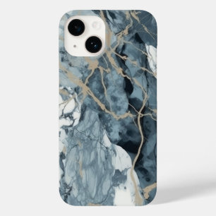 アガテマーブルラグジュアリーインスパイアテクスチャーブルー Case-Mate iPhone 14ケース