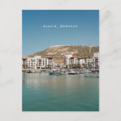 アガディール モロッコ マリーナ トラベル ポストカード (正面)