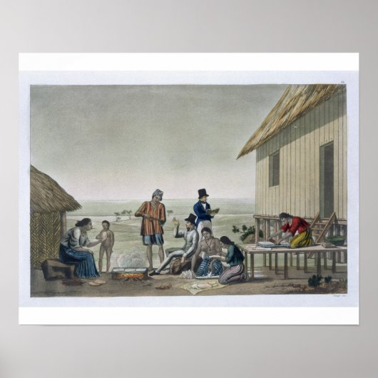 アガニャ人の職業、マリアナ諸島 ポスター (正面)