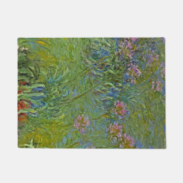 アガパンツスの花(by Claude Monet) ドアマット