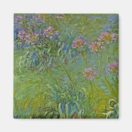 アガパンツスの花(by Claude Monet) マグネット