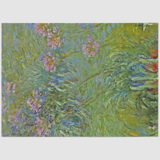 アガパンツスの花(by Claude Monet) 薄葉紙 (正面)