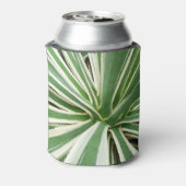 アガブ植物緑と白ストライプの色 缶クーラー (缶裏面)