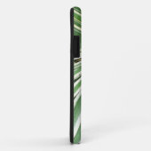 アガブ植物緑と白ストライプの色 Case-Mate iPhoneケース (裏面/右)