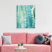 アガベの植物の模様 キャンバスプリント (インサイチュ (リビング))