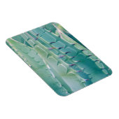 アガベの植物の模様 マグネット (右側)