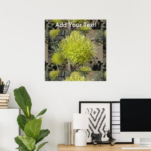 アガベ大花房 ポスター (ホームオフィス)