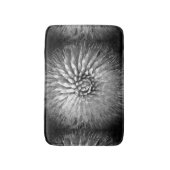 アガベ抽象芸術白黒緑風呂マット バスマット (正面縦)