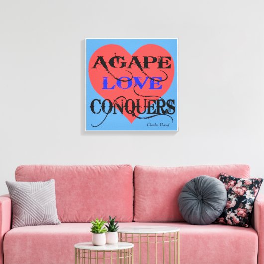 アガペ キャンバスプリント (インサイチュ (リビング))