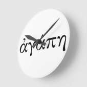 アガペ ラウンド壁時計 (傾斜)