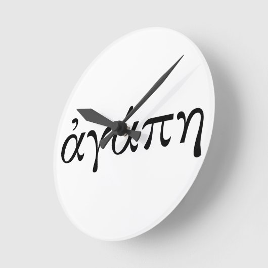 アガペ ラウンド壁時計 (傾斜)