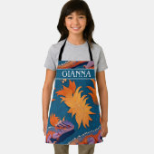 アガマリザードモザイクカラフルパタパーソナライズされたーン エプロン (インサイチュ)