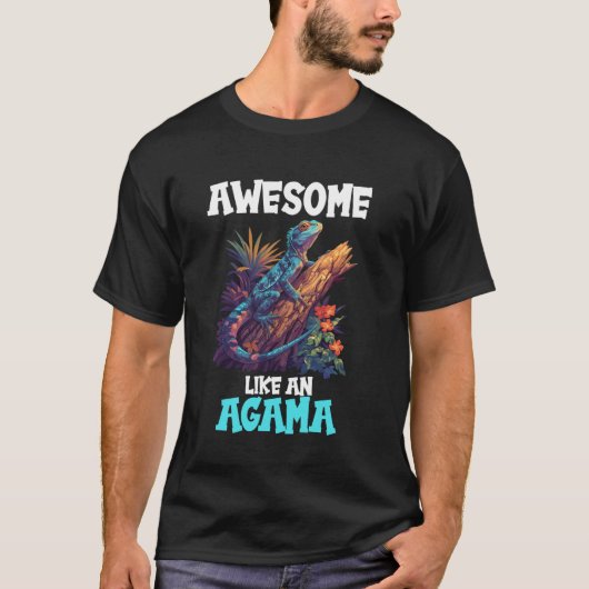アガマ好きには最高のアガマ Tシャツ (正面)