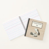 アガリクス・アウグストゥスパーソナライズされたキノコ ノートブック (内部)