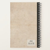 アガリクス・アウグストゥスパーソナライズされたキノコ ノートブック (裏面)