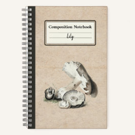 アガリクス・アウグストゥスパーソナライズされたキノコ ノートブック