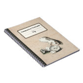 アガリクス・アウグストゥスパーソナライズされたキノコ ノートブック (右側)