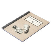 アガリクス・アウグストゥスパーソナライズされたキノコ ノートブック (左側)