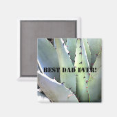 アガヴプラントサキュキュラブルーカッティテキーラ砂漠 マグネット (正面/裏面)