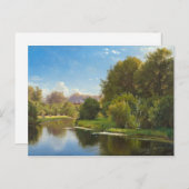 アガールストリーム絵画ランドスケーズ ポストカード (正面/裏面)